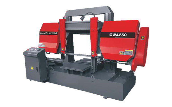 胡场镇GW4250双柱龙门卧式带锯床