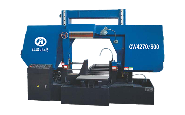 胡场镇GW4270/800双柱龙门卧式带锯床